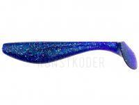 Gummifische Fishup Wizzle Shad 5 inch | 125 mm - 060 Dark Violet / Peacock & Silver