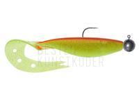 Gummifishe Delalande Sandra 12cm 10g - 46 - Chartreuse Dos Rouge