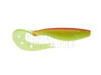 Gummifishe Delalande Sandra 12cm - 46 Chartreuse Dos Rouge