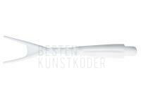 Gummifishe Delalande Zand Finess 8cm - BLANC