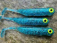 Gummifische Great Fish GF1 49mm 1g - no scent - glitter blue