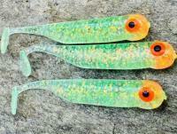 Gummifische Great Fish GF1 49mm 1g - no scent - glitter light green