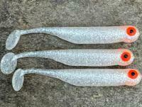 Gummifische Great Fish GF1 49mm 1g - no scent - silver pearl