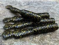 Gummifische Great Fish GF2 Leech 60mm 1.8g - no scent - black & gold