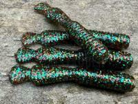 Gummifische Great Fish GF2 Leech 60mm 1.8g - no scent - colorful glitter