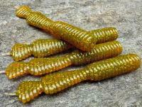 Gummifische Great Fish GF2 Leech 60mm 1.8g - no scent - motor oil green