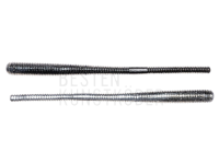 Gummifische Live Target Finesse Tail Worm 11.4cm - Black/Silver