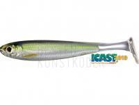 Gummifishe Live Target Slow-Roll Shiner Paddle Tail 12.5cm - Silver/Green