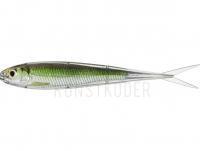 Gummifishe Live Target Twitch Minnow Soft Jerkbait 11.5cm - Silver/Green