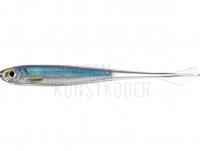 Gummifishe LiveTarget Ghost Tail Minnow Dropshot Bait 9.5cm - Silver/Blue