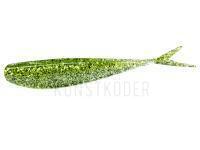 Gummifishe Lunker City Fat Fin-S Fish 3.5" - #059 Chartreuse Ice