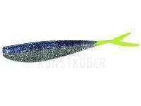 Gummifishe Lunker City Fat Fin-S Fish 3.5" - #281 Purple Ice/ Chartreuse Tail