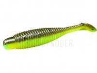 Gummifische Lunker City Grubster 5cm - #277 Green Pumpkin/ Chartreuse