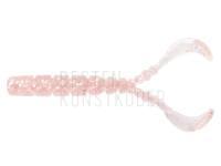 Gummifishe Mustad AJI Worm Chiki-Chiki 1.7" 4.3cm - UV Red Krill Glitter