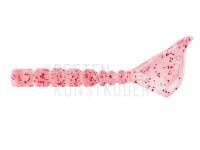 Gummifishe Mustad AJI Worm Hila-Hila 1.7" 4.3cm - Clear Red Glitter