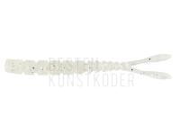 Gummifishe Mustad AJI Worm Pilo-Pilo 2" 5cm - White Glow Glitter