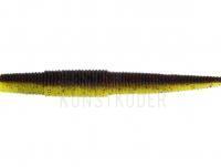 Gummiköder Westin Ned Worm 9cm 5g - Black/Chartreuse