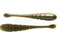 Gummifische X Zone Lures Pro Series Slammer 4" 10cm - Green Pumpkin Blue Flake