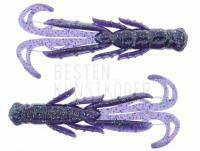 Gummifische X Zone Lures Scented Stealth Creature 2.75" 7cm - Black Blue Flake