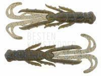 Gummifische X Zone Lures Scented Stealth Creature 2.75" 7cm - Green Pumpkin Blue Flake