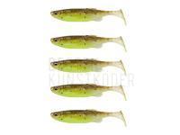 Gummifische Savage Gear Fat Minnow T-Tail 10.5cm 11g 5pcs - Green Pearl Yellow