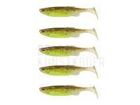 Gummifische Savage Gear Fat Minnow T-Tail 13cm 20g 5pcs - Green Pearl Yellow