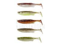 Gummifische Savage Gear Fat Minnow T-Tail 9cm 7g 5pcs - Clearwater Mix