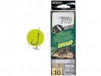 Leaders Owner Method Feeder Braid with Quick stop FDB-03 10cm #10 0.15mm 10lb 4.6kg 6pcs