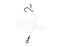 Vorfach Delphin The End Chod Rig 4pcs - 8cm / 0.45mm / #6