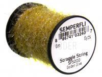 Semperfli Straggle String Micro Chenille 6m / 6.5 yards (approx) - SF5200 Golden Olive
