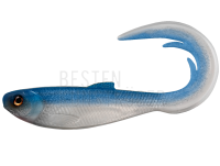 Gummifish Headbanger FireTail v2 17 cm 46 g - Blue/withe