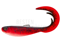 Gummifish Headbanger FireTail v2 21 cm 86 g - Red/Black