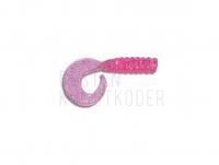 Gummifishe Delalande King 1.5cm - 29 - Rose Pailleté