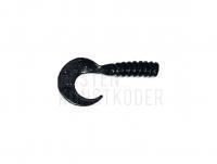 Gummifishe Delalande King 3cm - 21 - Noir