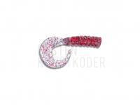 Gummifishe Delalande King 3cm - 50 - Inc. Rouge Pail