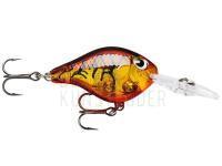 Wobbler Rapala Ultra Light Crank 3cm - Glass Amber Tiger UV