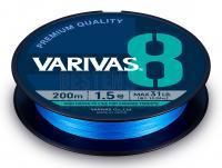 Geflechtschnur Varivas PE 8 Ocean Blue Edition 150m #1.5 31lb