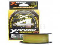 Geflechtschnur YGK X-Braid OhDragon X4 F1 Sinking 150m #1.2 max 18.5lb