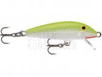 Wobbler Rapala Original Floater 5cm - Silver Fluorescent Chartreuse