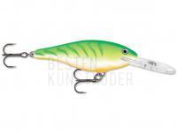 Wobbler Rapala Shad Rap 9cm 15g - Green Tiger UV