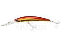 Wobbler Yo-zuri Crystal Minnow Deep Diver 110mm 16g | 4-3/8 inch 9/16 oz - Gold Red (R1135-HGR)