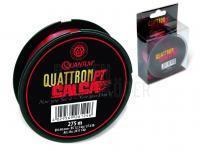Monofile Quantum Quattron Salsa Transparent Red 275m 0.25mm 5.70kg / 12.50lbs