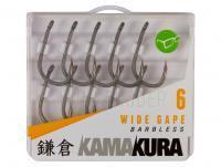 Haken Korda Kamakura Wide Gape Barbless #6