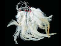 Dega Mackerel-Rig with 5 reflecting feathers - white