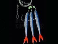 Dega Norway-Rig 3 fishes - Blue-Glitter