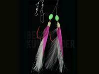 Dega Ocean-Rig with fringe eads and 2 side-arms - Pink