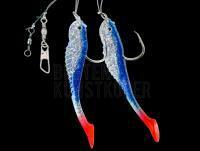 Dega Soft Bait Fish-Rig 2 arms - Blue Glitter