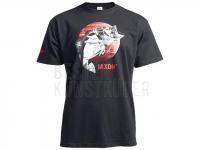 T-shirt Jaxon black with fish - XL
