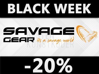 Black Week 2022! 20% Rabatt auf alle Produkte von Savage Gear, Westin und Dragon!