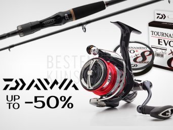 Bis zu 50% Rabatt auf Daiwa!